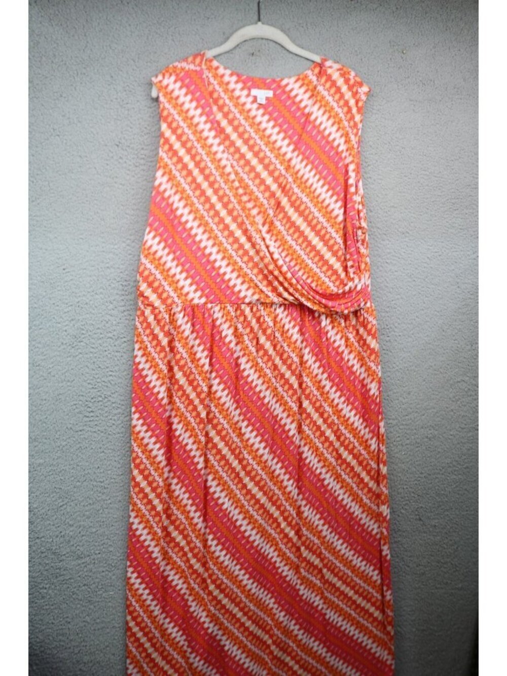 J.Jill Sleeveless Wrap Bodice Maxi Dress-Size 3X-Summer-Soft